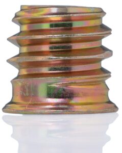 YoiYee M8 x 10mm Threaded Inserts Hex Drive Wood Furniture Nuts 25 Pack