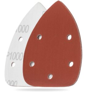 YoiYee 140x90mm Mouse Detail Sanding Sheets, 1000 Grit Sandpaper 10 Pack