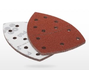 YoiYee 10 Pack Mouse Sander Pads, 60 Grit Triangular Sanding Sheets