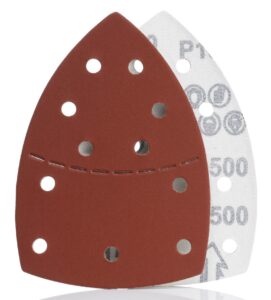 YoiYee 1500 Grit Mouse Sander Pads, 10 Pack Detail Sanding Sheets