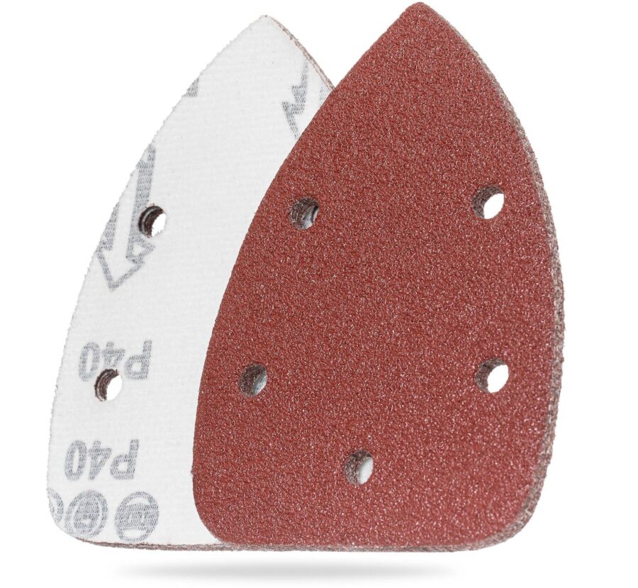 YoiYee 20Pcs Mouse Detail Sanding Sheets, 140x90mm P40-P120 Sandpaper