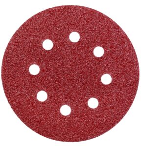 YoiYee 20-Pack 40 Grit Sanding Discs, 125mm 8-Hole Hook & Loop