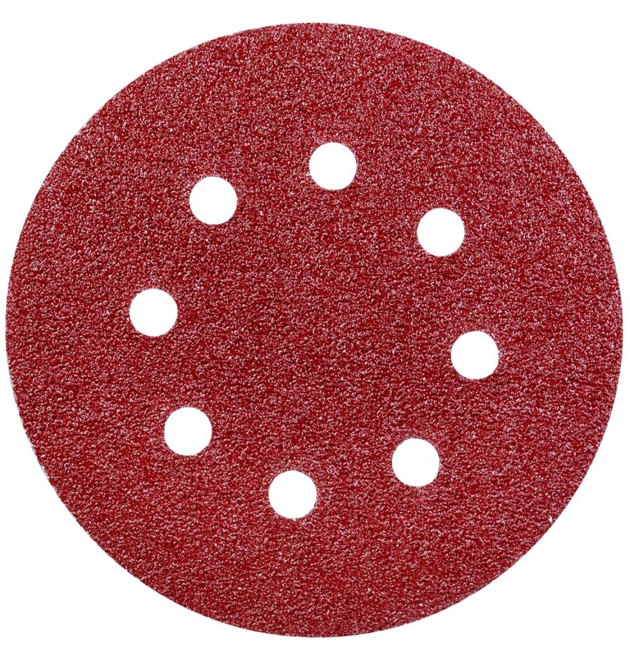 YoiYee 20-Pack 40 Grit Sanding Discs, 125mm 8-Hole Hook & Loop
