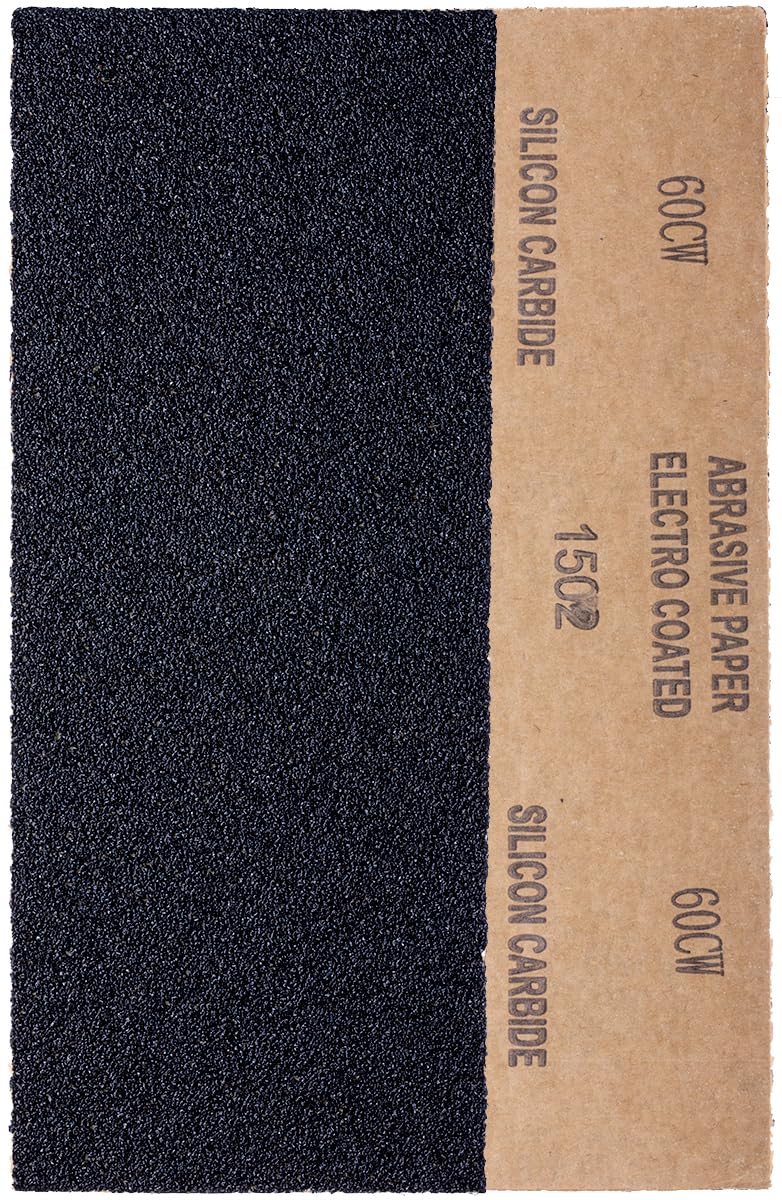 YoiYee 60 Grit Wet & Dry Sandpaper Sheets, 230x95mm, 10 Pack