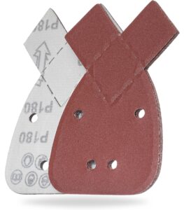 YoiYee 180 Grit Mouse Sanding Sheets for Black and Decker Sander, 10 Pack