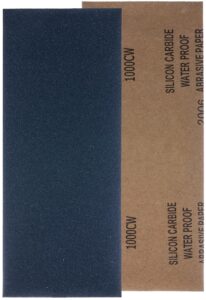 YoiYee 1000 Grit Wet and Dry Sandpaper Sheets, 10 Pack