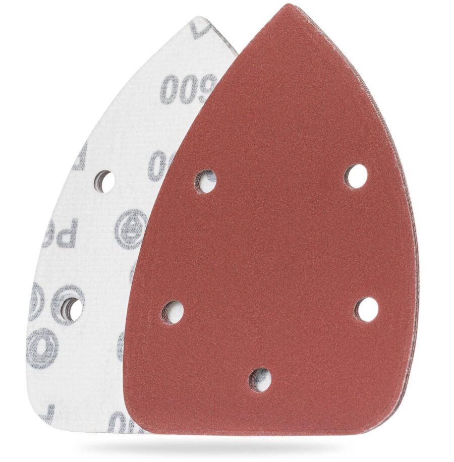 YoiYee 600 Grit Mouse Sanding Sheets, 140x90mm Hook and Loop Pads, 10 Pack