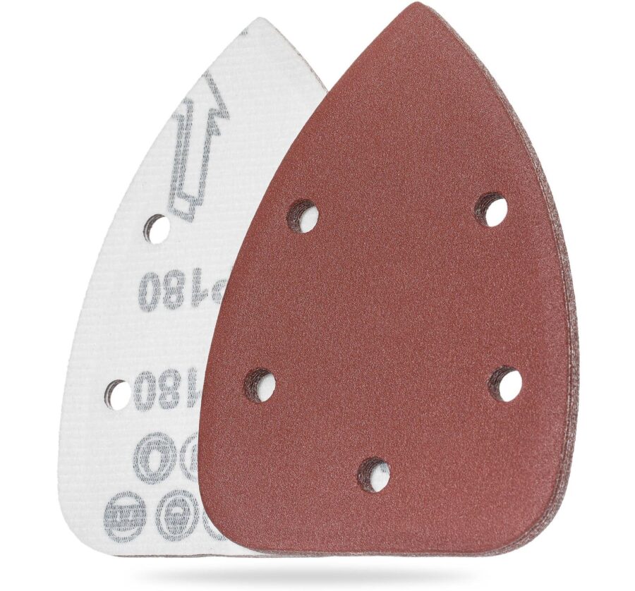 YoiYee 180 Grit Mouse Sander Sheets, 140 x 90mm Sanding Pads, 10 Pack