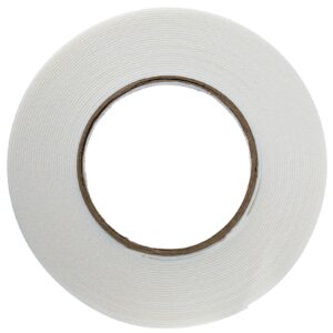 YoiYee White Double Sided Foam Tape - 10mm x 10m Mounting Adhesive