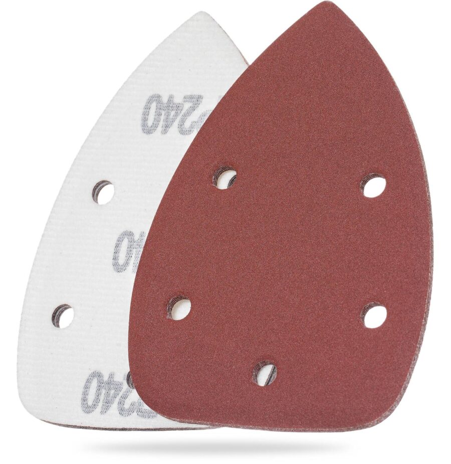 YoiYee 240 Grit Mouse Detail Sander Sanding Sheets 140x90mm 10 Pack