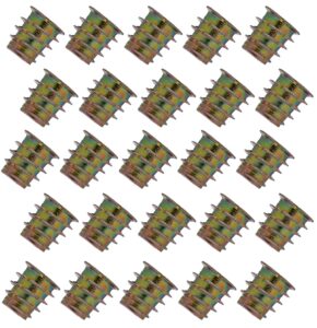 YoiYee M8 x 15mm Wood Insert Nuts, Hex Socket Threaded Inserts 25 Pack