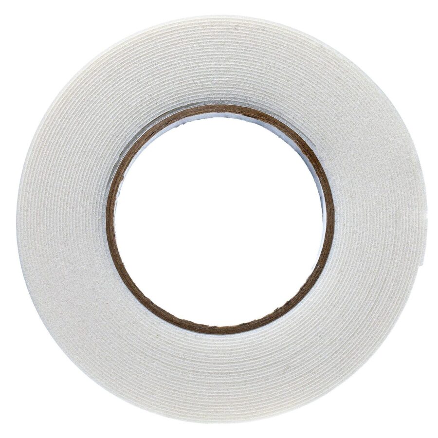 YoiYee White Double-Sided Foam Tape 10m x 20mm, Strong Adhesive Glazing