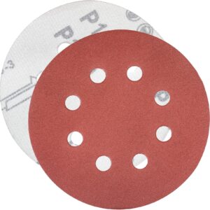 YoiYee 1200 Grit Sanding Discs, 125mm 8 Hole Orbital Sander Pads, 20 Pack