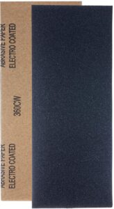 YoiYee 360 Grit Wet & Dry Sandpaper Sheets, 230 x 95mm, 10 Pack