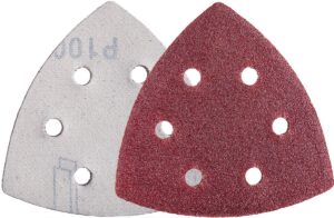 YoiYee 100 Grit Delta Sanding Sheets, 93mm Detail Sander Pads, 20 Pack