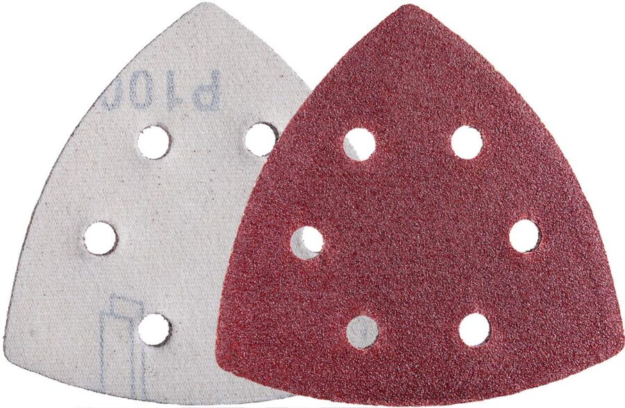 YoiYee 100 Grit Delta Sanding Sheets, 93mm Detail Sander Pads, 20 Pack