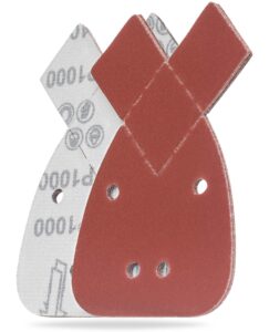 YoiYee 1000 Grit Mouse Sanding Sheets, Hook and Loop Sandpaper, 20 Pack