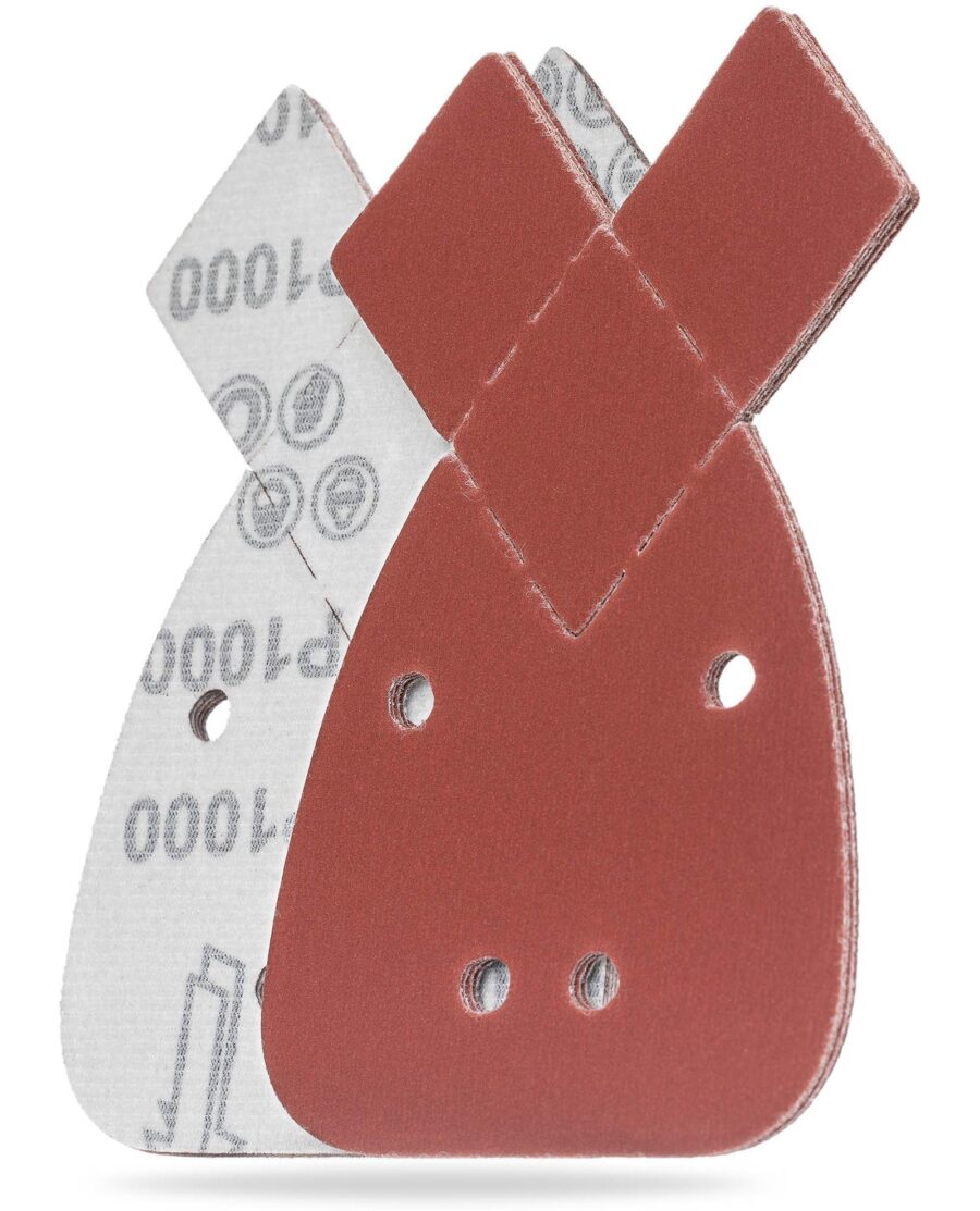 YoiYee 1000 Grit Mouse Sanding Sheets, Hook and Loop Sandpaper, 20 Pack