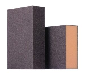 YoiYee Medium Grade (120 Grit) Hand Sanding Block, Wet and Dry Sponges San