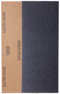 YoiYee 120 Grit Wet and Dry Sandpaper Sheets, 230 x 95mm, 10 Pack