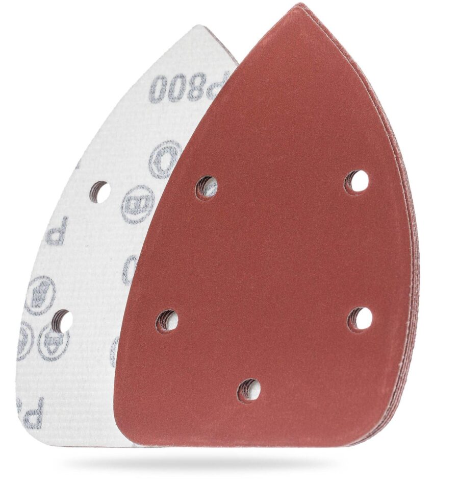 YoiYee 10 Pack 140x90mm Mouse Detail Sander Paper Sheets 800 Grit