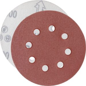 YoiYee 1000 Grit Sanding Discs 125mm 8 Hole Hook & Loop Pads, 20 Pack