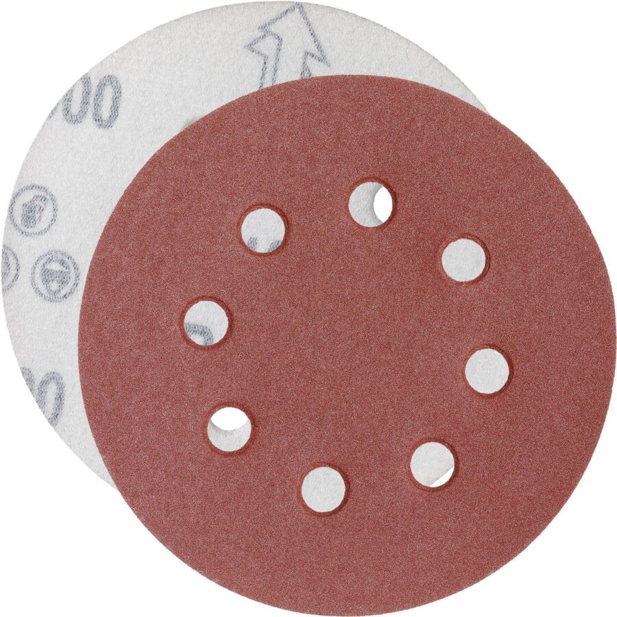 YoiYee 1000 Grit Sanding Discs 125mm 8 Hole Hook & Loop Pads, 20 Pack