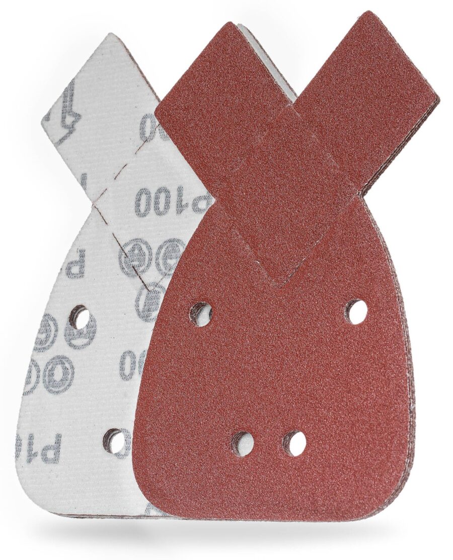YoiYee 100 Grit Mouse Sanding Sheets, 10pk Hook Loop Sandpaper