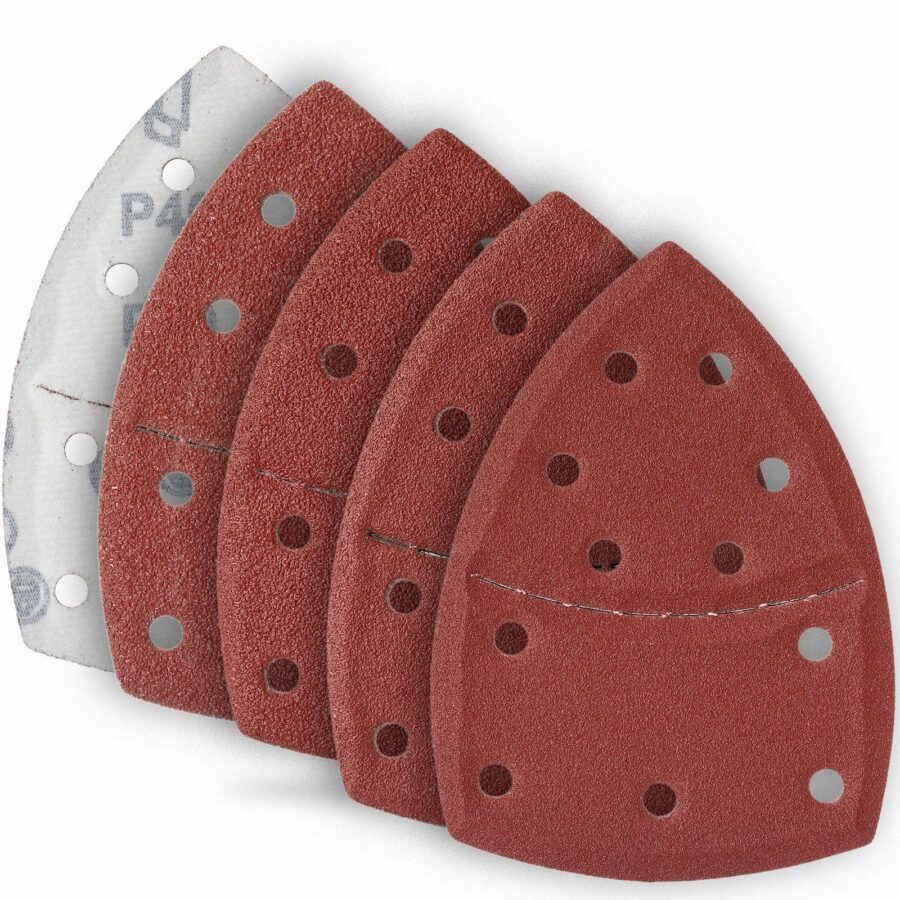 YoiYee Mouse Detail Sander Sandpaper Coarse Grit P40/P60/P80/P100, 20PCS