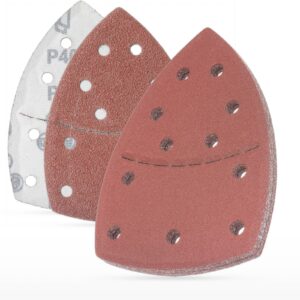 YoiYee 20Pcs Mouse Detail Sander Sandpaper Sheets P40-P180