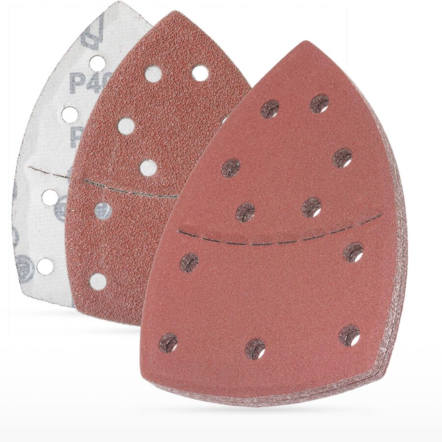 YoiYee 20Pcs Mouse Detail Sander Sandpaper Sheets P40-P180