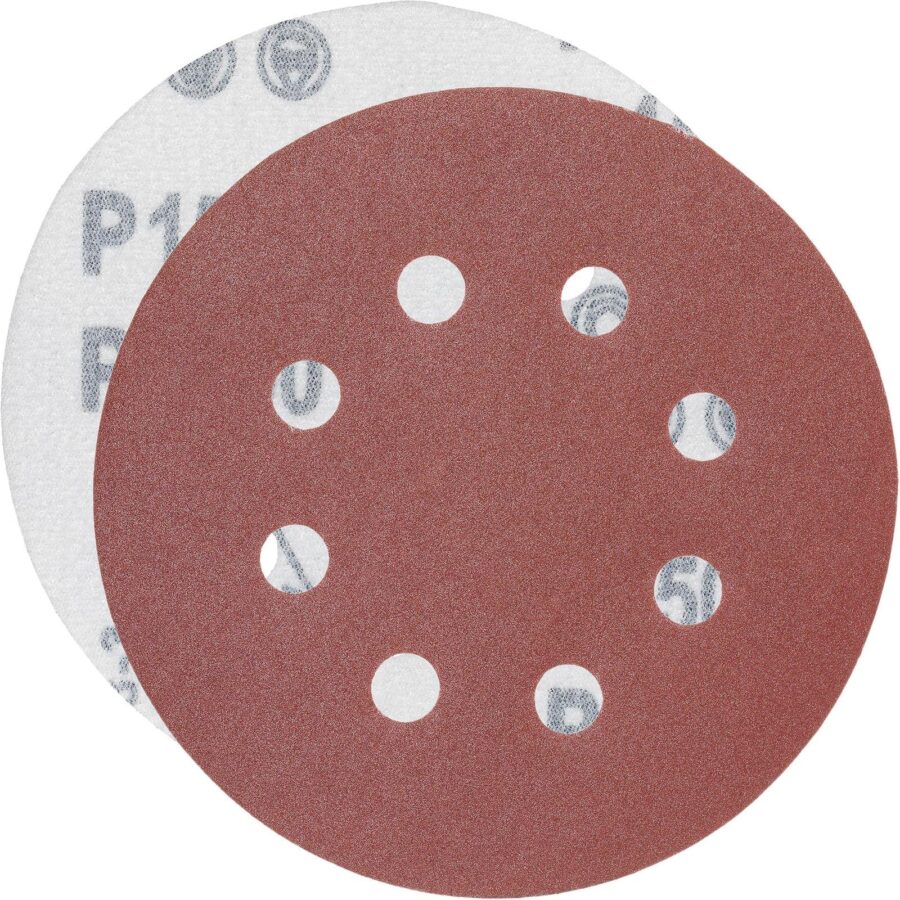 YoiYee 1500 Grit Sanding Discs, 125mm 8-Hole Orbital Sandpaper, 20 Pack