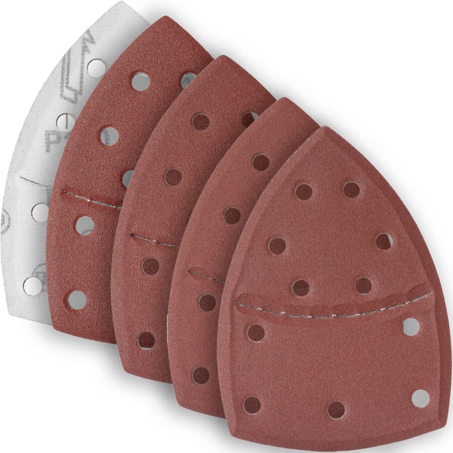 YoiYee 20x Mouse Detail Sander Sandpaper Pads, P120 P150 P180 P220 Grits