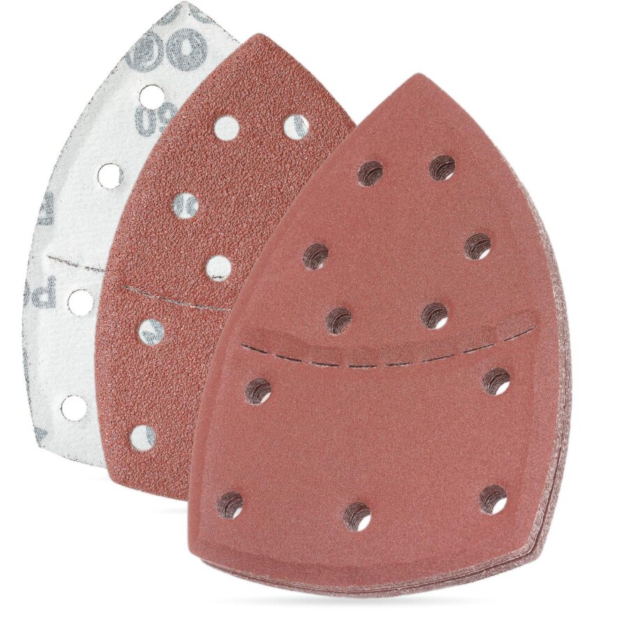YoiYee 20Pcs Mouse Detail Sandpaper, P60-P220 Triangle Sander Sheets