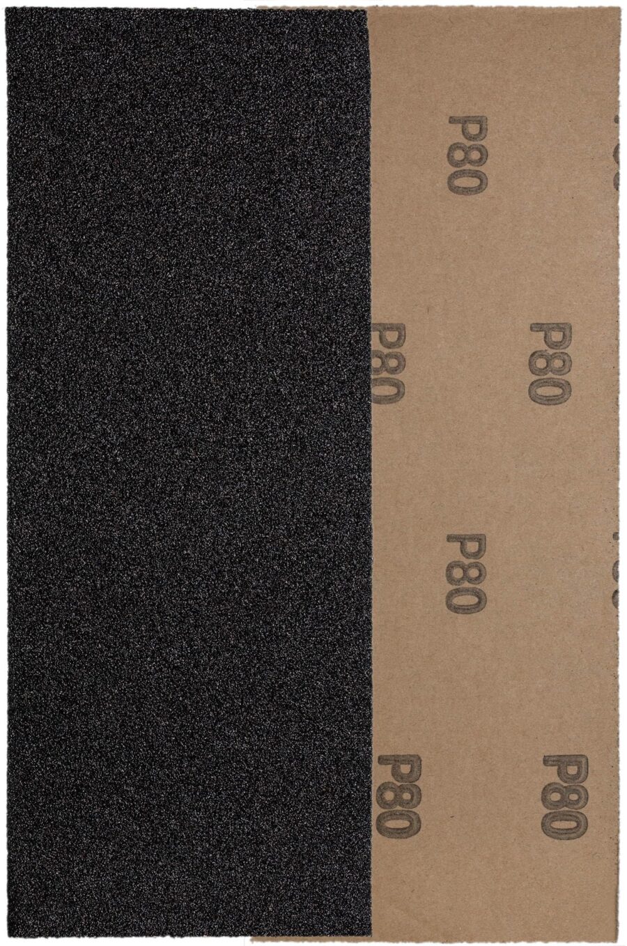 YoiYee Wet & Dry Sanding Paper Sheets, 230 X 93 mm, Grit Size: 80, Silicon Carbide Abrasive, Waterproof Backing Paper, Pack of 10